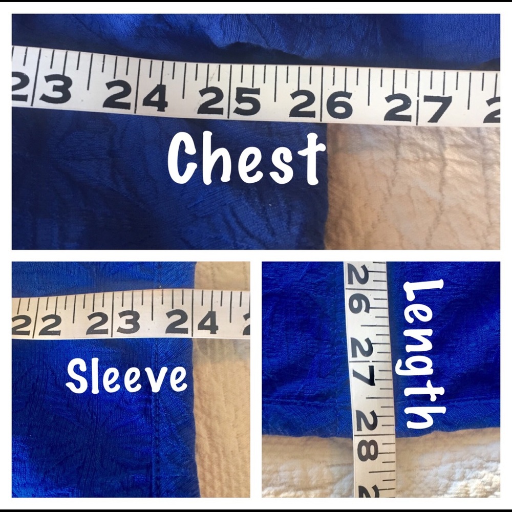 Ruby Rd. Royal Blue Textured Jacket - image 4